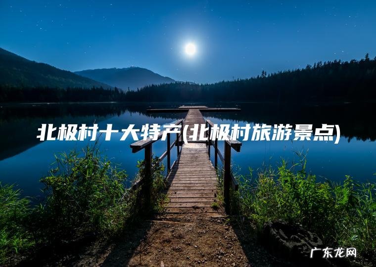 北极村十大特产(北极村旅游景点)