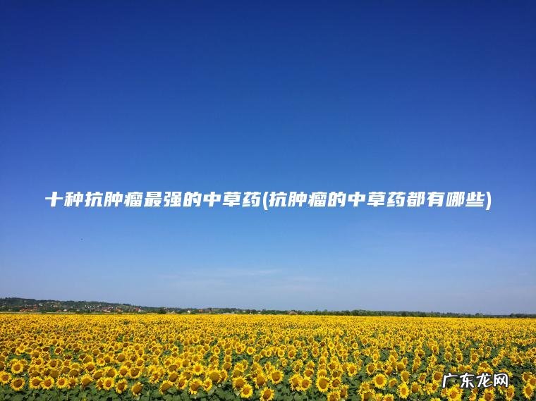 十种抗肿瘤最强的中草药(抗肿瘤的中草药都有哪些)
