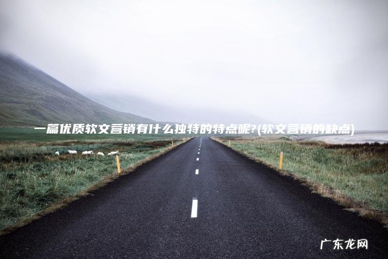 一篇优质软文营销有什么独特的特点呢?(软文营销的缺点)