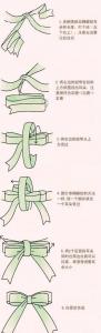 蝴蝶结的打法步骤图