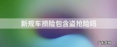 新规车损险包含盗抢险吗 车损新政策车损险里面包含盗抢险