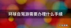 自驾环球旅行需要什么手续 环球自驾游需要办理什么手续