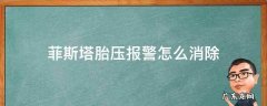 菲斯塔胎压报警怎么消除 菲斯塔胎压报警怎么消除视频