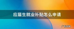 北京应届生就业补贴怎么申请 应届生就业补贴怎么申请