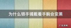 为什么银手镯戴着手腕会变黑 银手镯戴在手腕上为什么会变黑