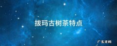 拔玛古树茶特点 南糯山拔玛古树茶特点