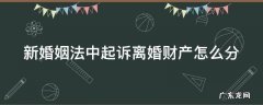 新婚姻法中起诉离婚财产怎么分割 新婚姻法中起诉离婚财产怎么分