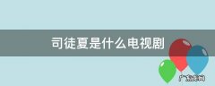 司徒夏是什么电视剧 叫司徒的电视剧