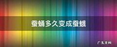 蚕蛹多久变成蚕蛾图片 蚕蛹多久变成蚕蛾