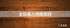 全险撞人用赔偿吗 保险全险撞人需要赔钱不
