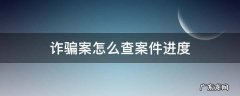 诈骗案怎么查案件进度 诈骗案怎么查案件进度督察