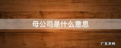 母公司是什么意思 长安汽车母公司是什么意思