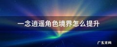 一念逍遥角色境界怎么提升 一念逍遥化身等级高有什么用