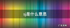 饭圈sj是什么意思 sj是什么意思