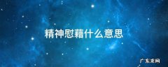 精神慰藉是什么意思 精神慰藉什么意思