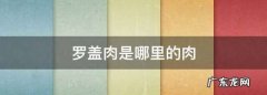 罗盖肉是哪里的肉,罗盖肉是哪里的肉做法
