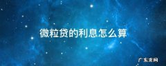 微粒贷的利息怎么算如果借19000分20期,每期要还多少? 微粒贷的利息怎么算