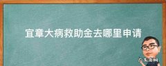 宜章大病救助金去哪里申请领取 宜章大病救助金去哪里申请