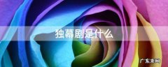 独幕剧是什么 独幕剧是什么意思
