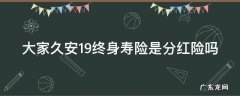 大家久安19终身寿险是分红险吗 大家久安19终身寿险怎么赔付