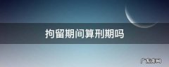 拘留期间算刑期吗 在拘留所期间算刑期吗