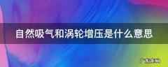 自然吸气和涡轮增压的优点和缺点 自然吸气和涡轮增压是什么意思