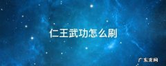 仁王武功怎么刷 仁王怎么刷武功