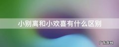 小别离和小欢喜有什么区别 小别离和小欢喜有关系吗